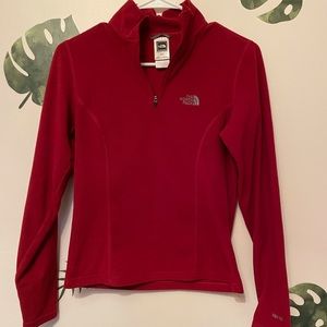 North Face fleece quarter zip